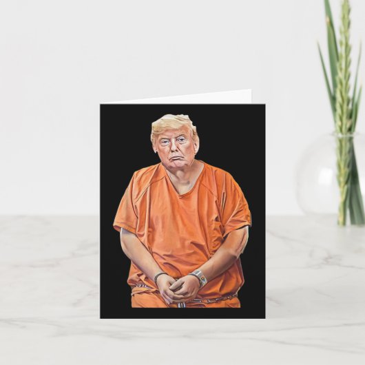 20-24刑務所でのおもしろいアンチトランプ カード (正面)