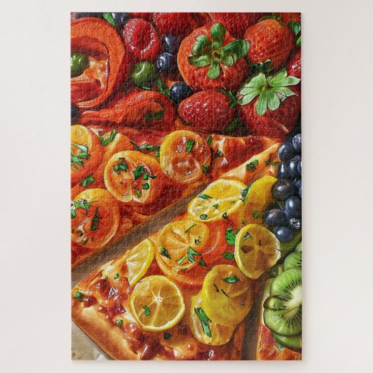 20"×30" フルーツピザ ジグソーパズル 1014ピース (縦)