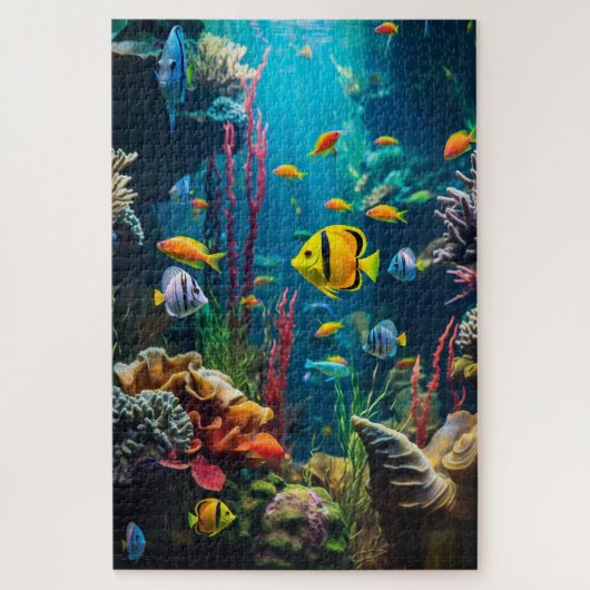 20"×30" 幻想的な水中世界 ジグソーパズル (縦)