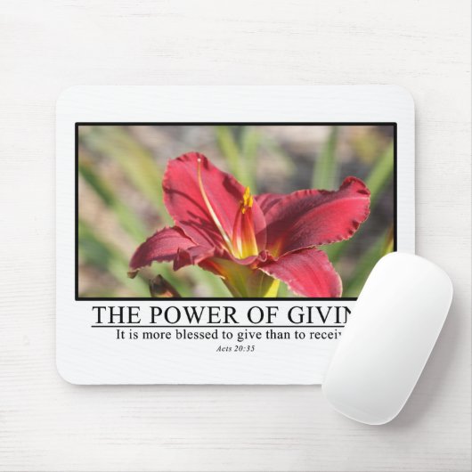 20:35賛美の与え20:35を受け取る以上のもの マウスパッド (マウス)