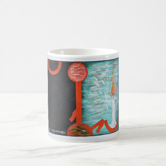 20/ La justice コーヒーマグカップ (中央)