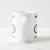 20 ozジャンボマグボウル「ライフはサイクル」 ジャンボコーヒーマグカップ (裏面)