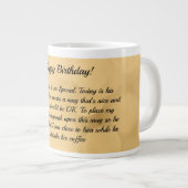 20 oz Grammy Birthday Mug ジャンボコーヒーマグカップ (正面右)