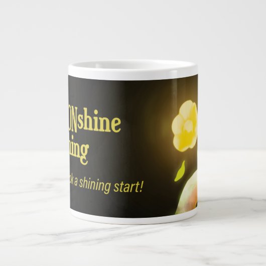 20 oz Soul Sonshine Specialty Mug -カスタムアートワーク ジャンボコーヒーマグカップ (正面)