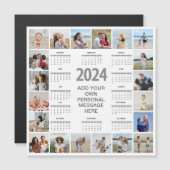 20 Photo Collage 2024年At A Glanceカレンダー (正面/裏面)