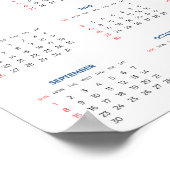 20 Photo Collage 2024年At A Glanceカレンダー ポスター (角)