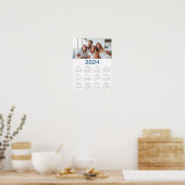 20 Photo Collage 2024年At A Glanceカレンダー ポスター (キッチン)