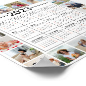 20 Photo Collage US 2023年カレンダー ポスター (角)