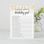 20 Questions about the 誕生日ガール誕生日カード 招待状 (スタンド正面)