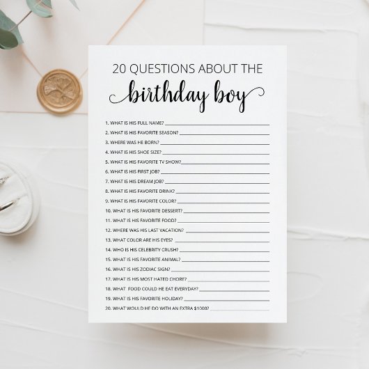 20 Questions about the 誕生日ボーイ誕生日カード 招待状