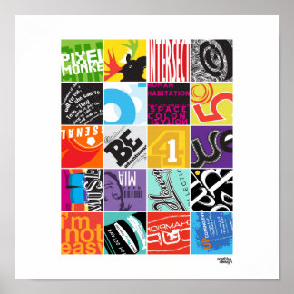 20 SquaresプロジェクトI ポスター