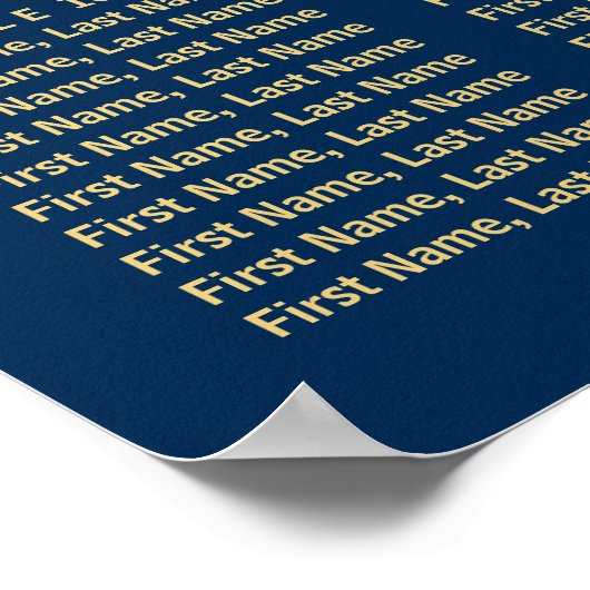 20 Tables Burgundy Floral Wedding Seating Chart ポスター (角)