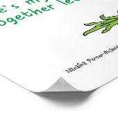 20"x16"ポスター： "おはよう神！" (紙を選ぶ) ポスター (角)