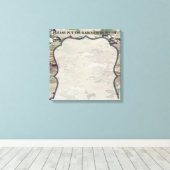 20"x20"シグネチャーキャンバスアーミーOCP迷彩柄ユニフォームカム キャンバスプリント (インサイチュ (ウッドフロア))