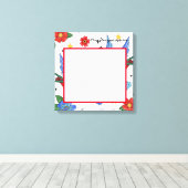 20"x20"シグネチャーキャンバスバ伝統的ードタトゥーS キャンバスプリント (インサイチュ (ウッドフロア))