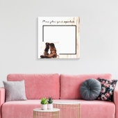 20"x20"シグネチャーキャンバスブーツ国素朴西 キャンバスプリント (インサイチュ (リビング))