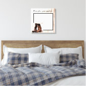 20"x20"シグネチャーキャンバスブーツ国素朴西 キャンバスプリント (インサイチュ (寝室))