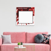 20"x20"シグネチャーキャンバス血（ばちゃばちゃ）跳ねるヴァンパイアGo キャンバスプリント (インサイチュ (リビング))