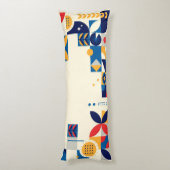 20"x54"コットン – バウハウスアート抱き枕 ボディピロー (裏面 (縦))