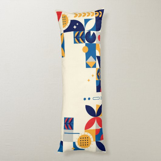 20"x54"コットン – バウハウスアート抱き枕 ボディピロー (裏面 (縦))