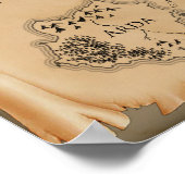 20" x 16" Ilyonマップのポスター（マット） ポスター (角)