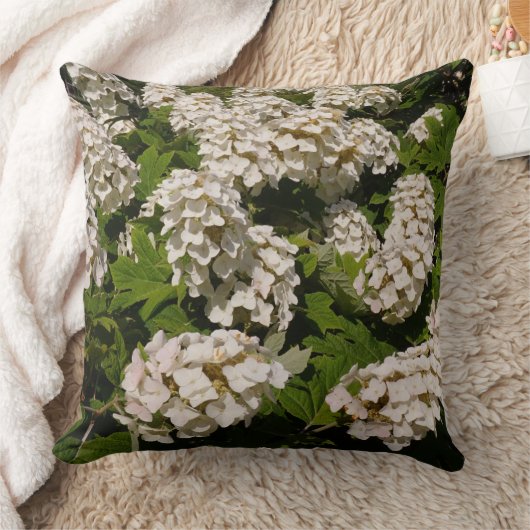 20'' x 20''オークリーフHydrangea クッション (ブランケット)