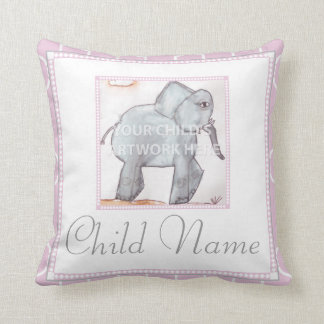 20" x 20"ピンクの格子枕$59.95 クッション