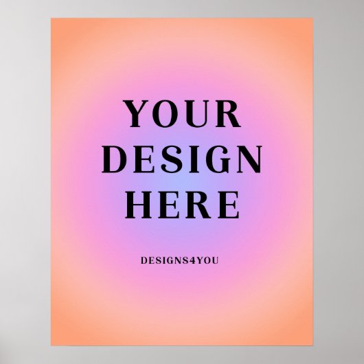 20 x 25縦型プリントアート ポスター (正面)