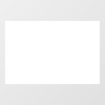 20" x 30" オーダーメイド長方形ウィンドウクリング 展示用