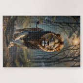 20" x 30" 「森のライオン」、1014個、 ジグソーパズル (横)