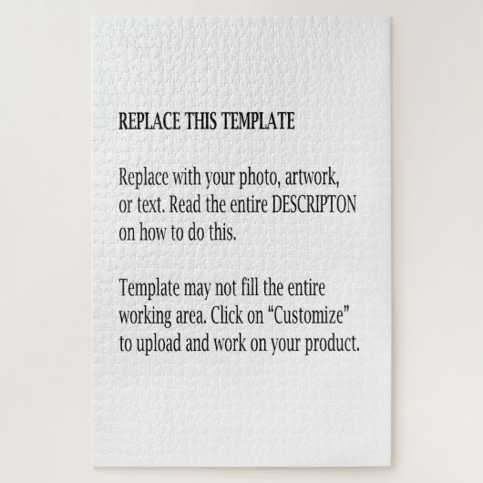 20" x 30" 1,014ピース追加写真またはアートワーク ジグソーパズル (縦)