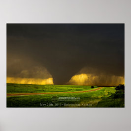 20" x 30"、Tornado Poster ポスター