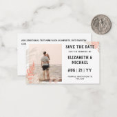 20 x BUDGET写真日パンパ救ス・グラス・サンゴ ノートカード (正面/裏面インサイチュ)