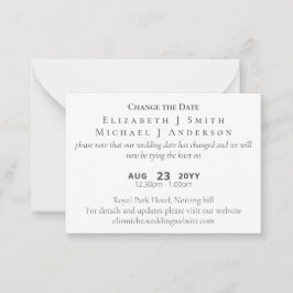 20 x PHOTO延期の変更ENVLを含む。 アドバイスカード