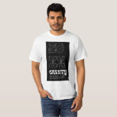 20 XX GRAVITY B&WディスプレイTシャツ Tシャツ (正面フル)