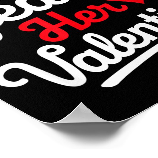 20 Years Her Valentine _ Anniversary Couples Valen ポスター (角)