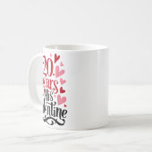 20 Years His Valentine _ Anniversary Couples Valen コーヒーマグカップ (正面左)