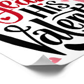 20 Years His Valentine _ Anniversary Couples Valen ポスター (角)