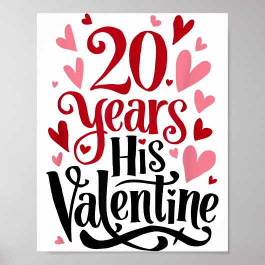 20 Years His Valentine _ Anniversary Couples Valen ポスター (正面)