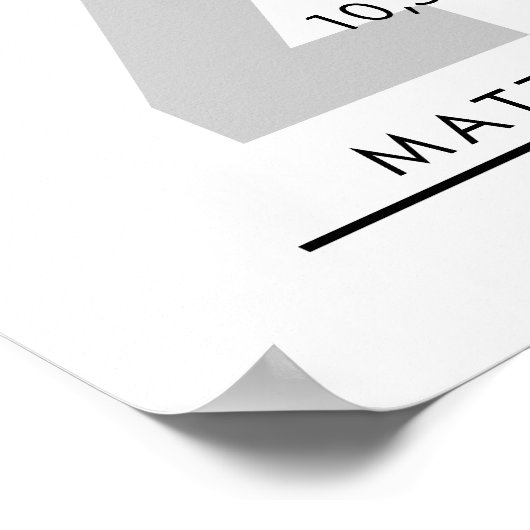 20 Years Retirement or Employee Appreciation Gift ポスター (角)