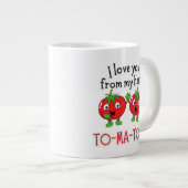 20oz From My Head TOMATOES mug ジャンボコーヒーマグカップ (正面右)