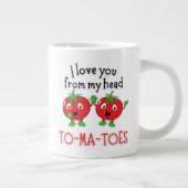 20oz From My Head TOMATOES mug ジャンボコーヒーマグカップ (右)