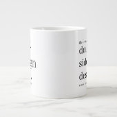 20oz Jumbo Mug | Your Design or Photo Upload Mugs ジャンボコーヒーマグカップ (正面)
