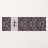 20sパーソナライズされたダスキーバラフローラフロントマンダラ ヨガマット (正面(横))