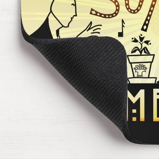 20sレトロアールデコサニ感動的ーディミア マウスパッド (コーナー)