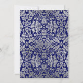 20thバースデーパーティー – シルバーブ王室のルー 招待状 (裏面)