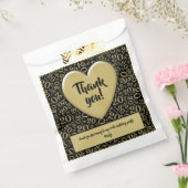 20th乱数パターンブラック/金ゴールド フェイバーバッグ (封をした状態)