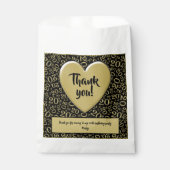 20th乱数パターンブラック/金ゴールド フェイバーバッグ (正面)