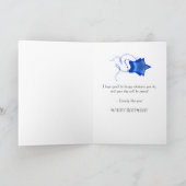 20th誕生日カード抽象芸術マス。 カード (内部)