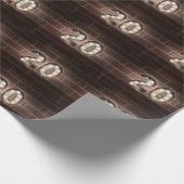 20th誕生日マーキーがレンガで点灯 ラッピングペーパー (角)